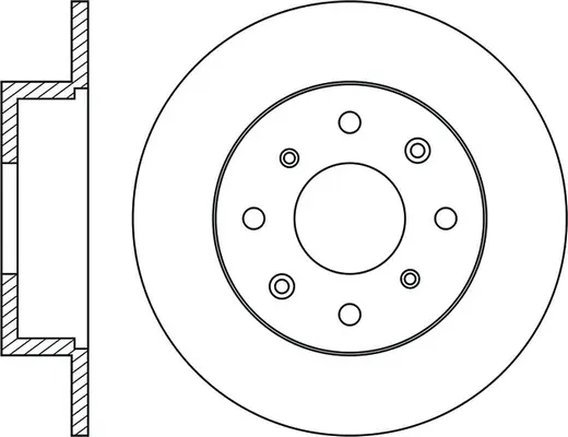 FR0162 FIT Тормозной диск (фото 1)