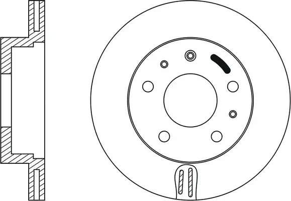 FR0175V FIT Тормозной диск (фото 1)