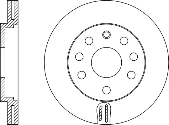 FR0186V FIT Тормозной диск (фото 1)