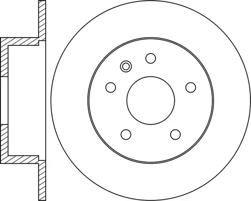 FR0190 FIT Тормозной диск (фото 1)