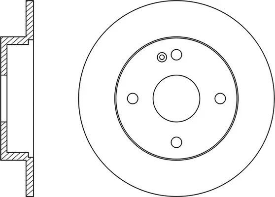 FR0212 FIT Тормозной диск (фото 1)
