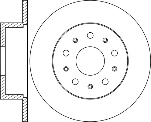 FR0231 FIT Тормозной диск (фото 1)