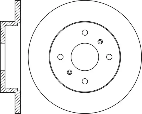 FR0244 FIT Тормозной диск (фото 2)