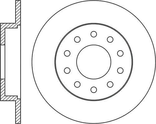 FR0265 FIT Тормозной диск (фото 2)