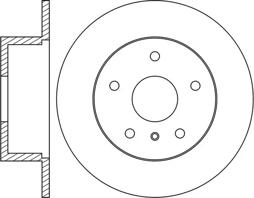 FR0267 FIT Тормозной диск (фото 2)