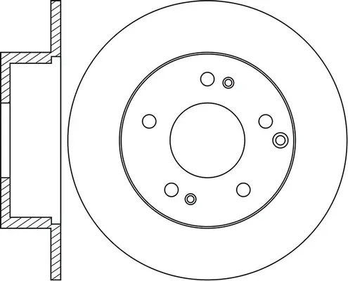 FR0289 FIT Тормозной диск (фото 2)