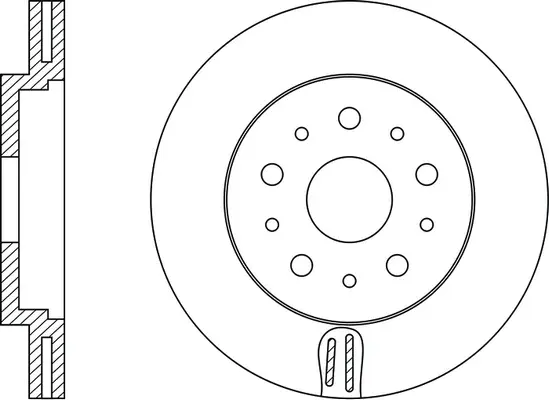 FR0295V FIT Тормозной диск (фото 2)