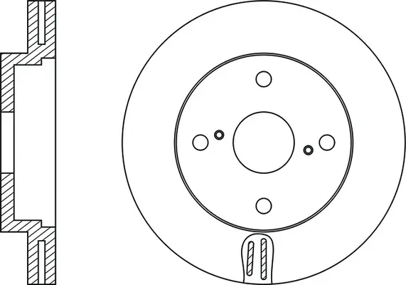 FR0310V FIT Тормозной диск (фото 2)
