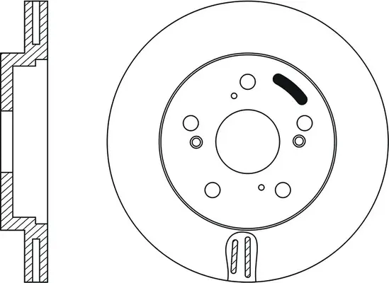 FR0330V FIT Тормозной диск (фото 2)
