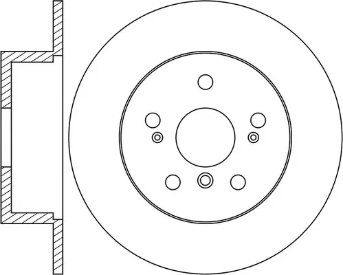 FR0335 FIT Тормозной диск (фото 2)