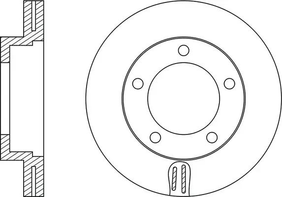 FR0336V FIT Тормозной диск (фото 2)