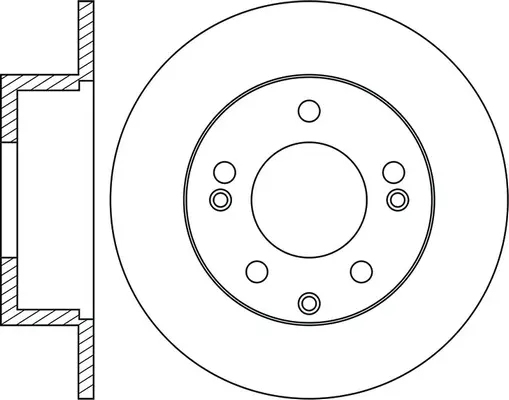 FR0418 FIT Тормозной диск (фото 2)