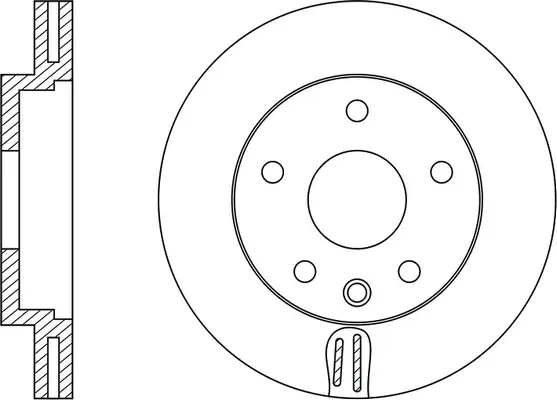 FR0427V FIT Тормозной диск (фото 2)