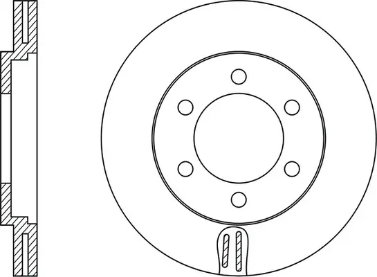 FR0440V FIT Тормозной диск (фото 2)
