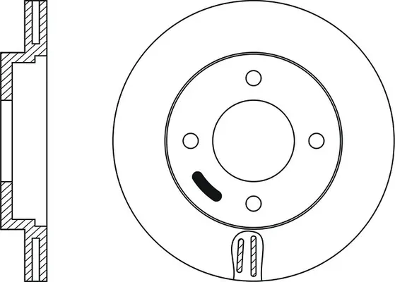 FR0455V FIT Тормозной диск (фото 2)