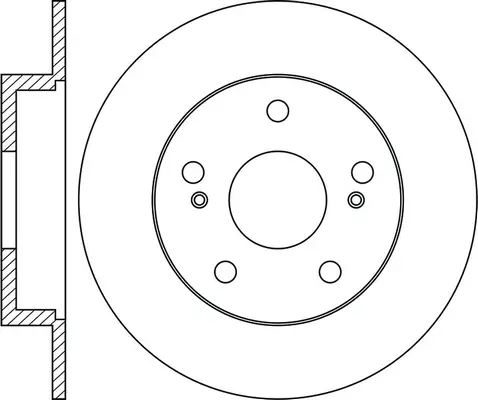 FR0473 FIT Тормозной диск (фото 2)
