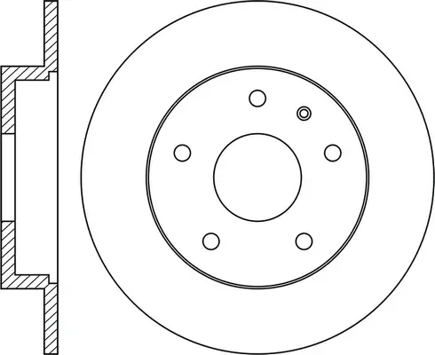 FR0490 FIT Тормозной диск (фото 2)
