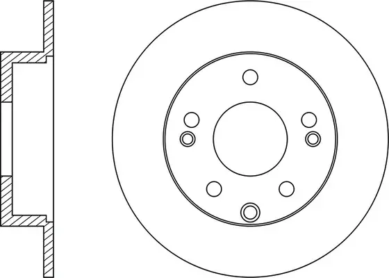 FR0581 FIT Тормозной диск (фото 1)