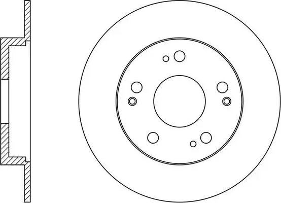FR0712 FIT Тормозной диск (фото 1)