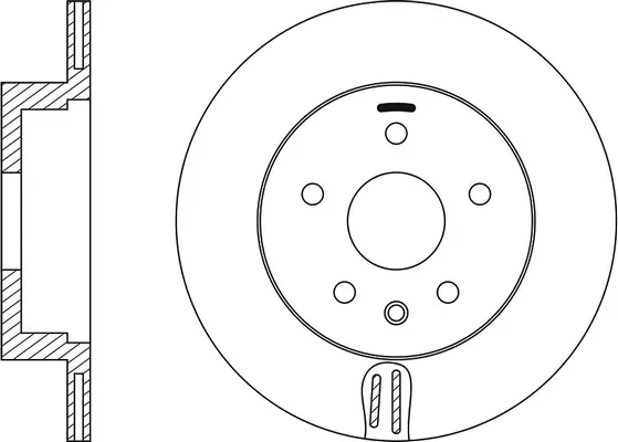 FR0718V FIT Тормозной диск (фото 2)