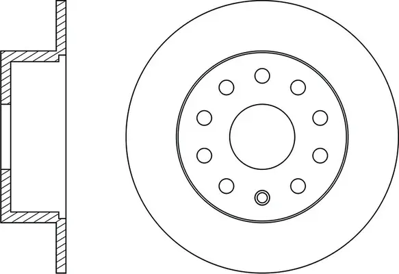 FR0731 FIT Тормозной диск (фото 1)