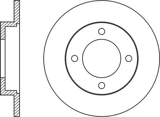 FR0935 FIT Тормозной диск (фото 1)