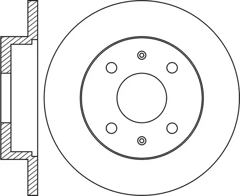 FR0944 FIT Тормозной диск (фото 1)