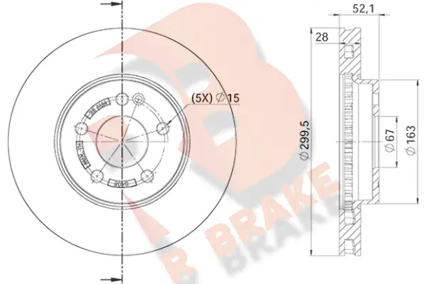 78RBD20408 R BRAKE Тормозной диск (фото 1)