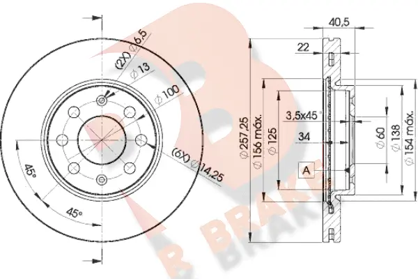 78RBD20920 R BRAKE Тормозной диск (фото 1)