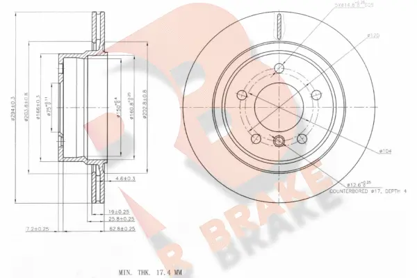 78RBD26087 R BRAKE Тормозной диск (фото 1)