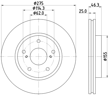 ND1103K NISSHINBO Тормозной диск (фото 1)