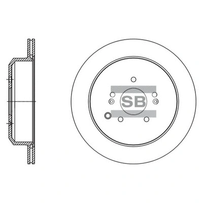 SD1133 HIQ Тормозной диск (фото 1)