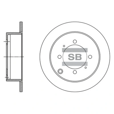 SD1138 HIQ Тормозной диск (фото 1)