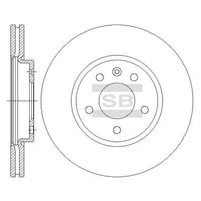 SD3047 HIQ Тормозной диск (фото 1)