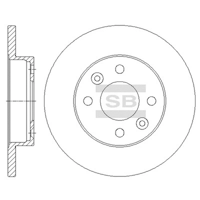 SD3050 HIQ Тормозной диск (фото 1)