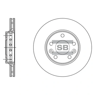 SD3060 HIQ Тормозной диск (фото 1)