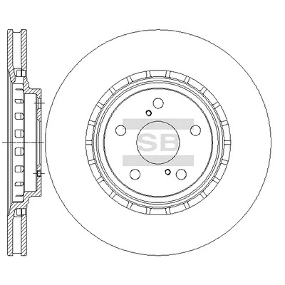 SD4034 HIQ Тормозной диск (фото 1)
