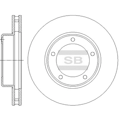 SD4037 HIQ Тормозной диск (фото 1)