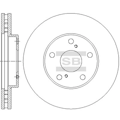 SD4042 HIQ Тормозной диск (фото 1)