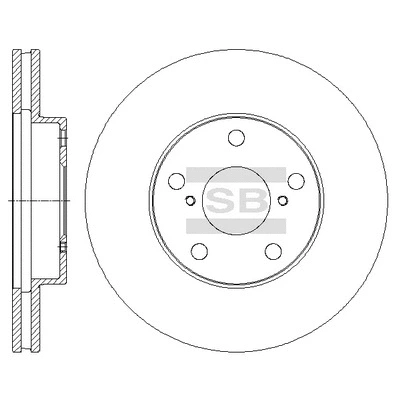 SD4050 HIQ Тормозной диск (фото 1)