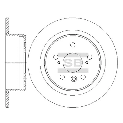 SD4052 HIQ Тормозной диск (фото 1)