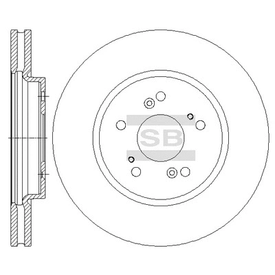SD4122 HIQ Тормозной диск (фото 1)