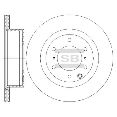 SD4248 HIQ Тормозной диск (фото 1)