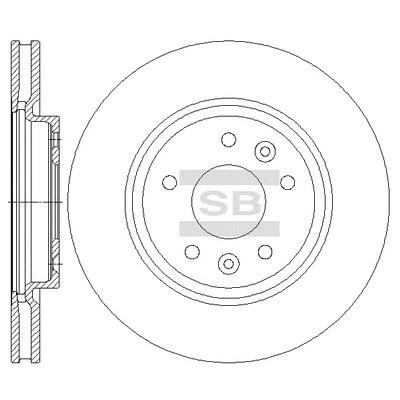 SD4251 HIQ Тормозной диск (фото 1)