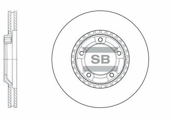 SD4301 HIQ Тормозной диск (фото 1)