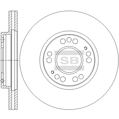 SD4342 HIQ Тормозной диск (фото 1)
