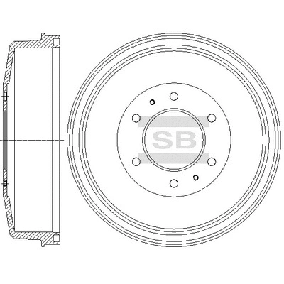 SD4343 HIQ Тормозной диск (фото 1)
