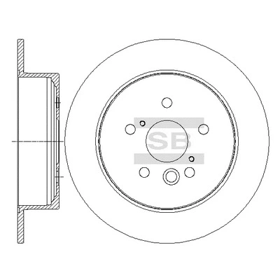 SD4623 HIQ Тормозной диск (фото 1)