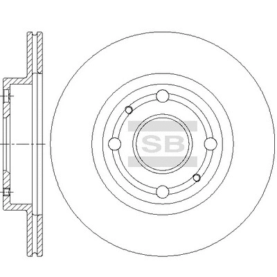 SD4637 HIQ Тормозной диск (фото 1)