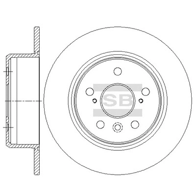 SD4642 HIQ Тормозной диск (фото 1)